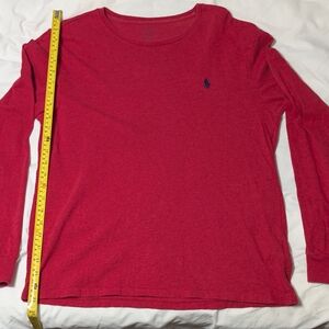 Polo by Ralph Lauren Red Long Sleeve Tee